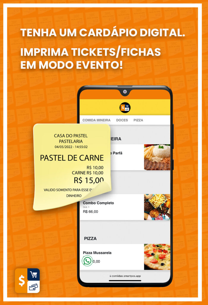 Ficha Modo Eventos Smartpos Sistema De Gest O Controle De Estoque E